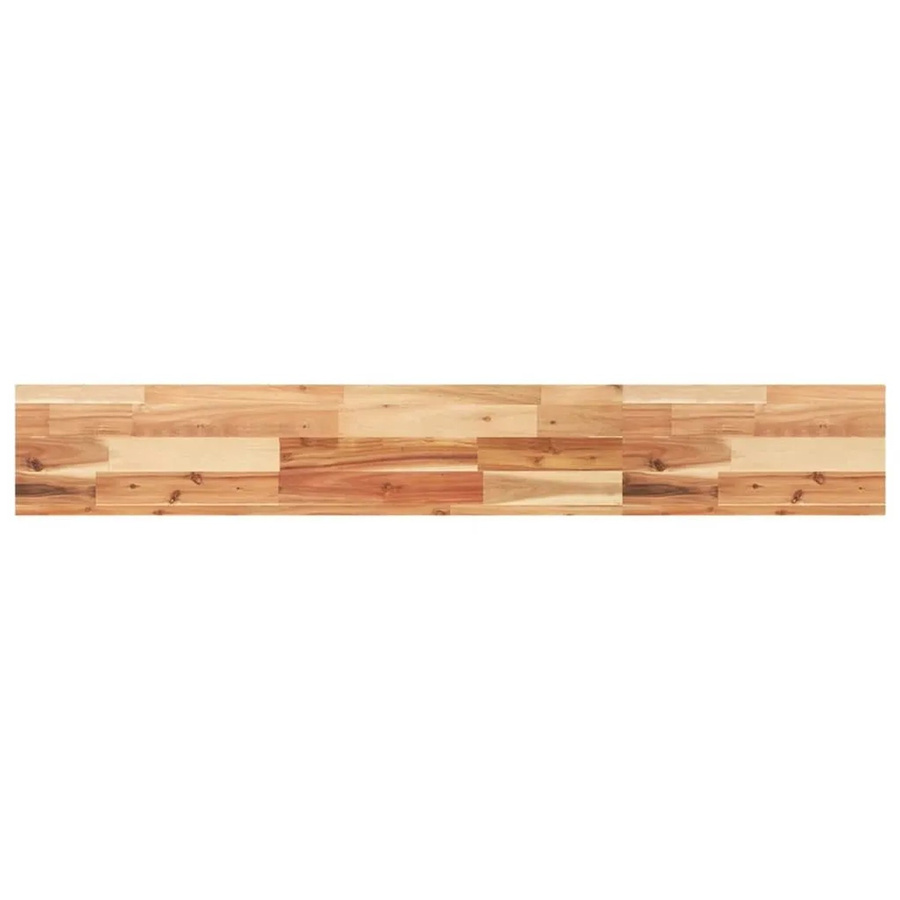 vidaXL Tischplatte aus Massivholz Akazie, Rechteckig, Braun, B: 200 cm, T: 20 cm, H: 4 cm - Bild 2