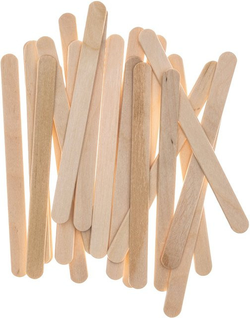 Rico Design Holzstäbchen Natur in Beige, Länge: 11,5 cm - Bild 1