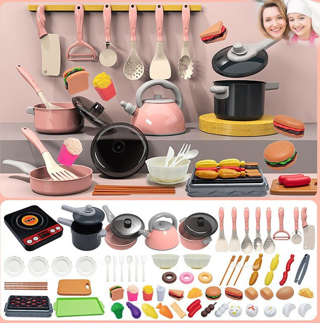 Chriyungel Kochset Küchenspielzeug 59-teiliges Set - Bild 1