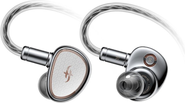 SIMGOT EA2000 In-Ear HiFi Stereo Kopfhörer mit 1DD+1PR Struktur und abnehmbarem Kabel in Silber - Bild 1