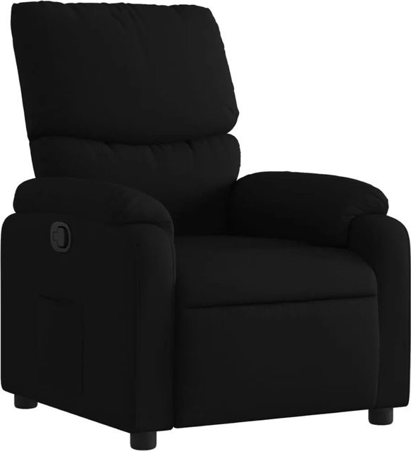 vidaXL Relaxsessel in Schwarz mit Stoffbezug und Armlehnen - Bild 1
