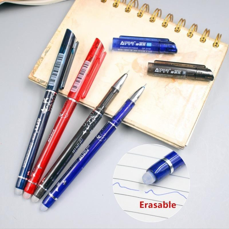 Aishangbao Löschbare Gelstifte Set mit 0,5 mm Spitze in Blau, Rot und Schwarz - Bild 5