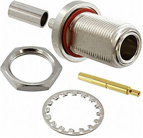 Molex N-Steckverbinder Buchse 732762370 in Silber 50 Ohm - Bild 1