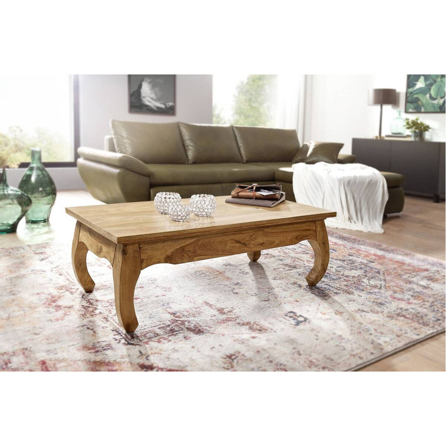 Wohnling Couchtisch aus Holz in Braun B/H/T: 110 x 40 x 60 cm - Bild 3