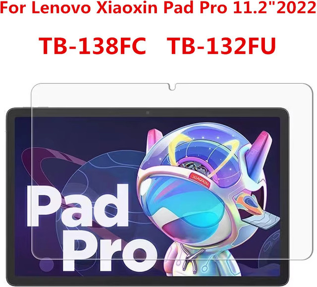 Gehärtete Glas Displayschutzfolie für Lenovo Xiaoxin Pad Pro 11,2 Zoll TB-138FC 132FU, transparent, Anti-Scratch HD - Bild 1