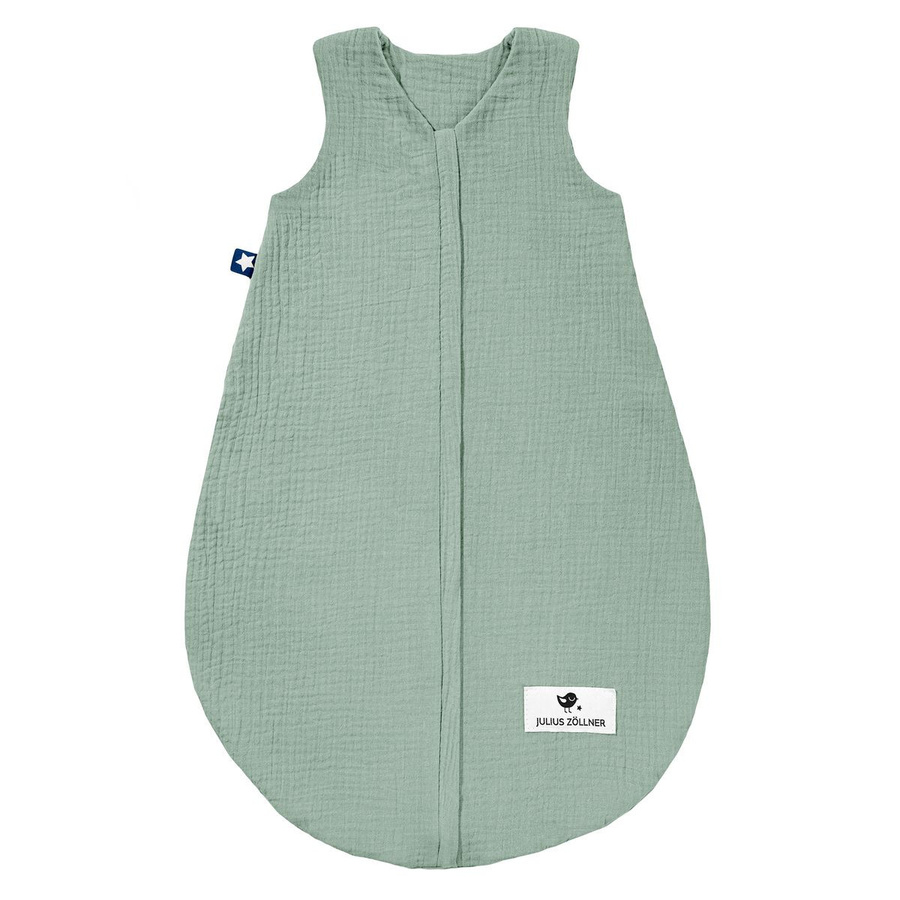 Julius Zöllner Sommerschlafsack aus Musselin in Grün, Größe 74 - Bild 1