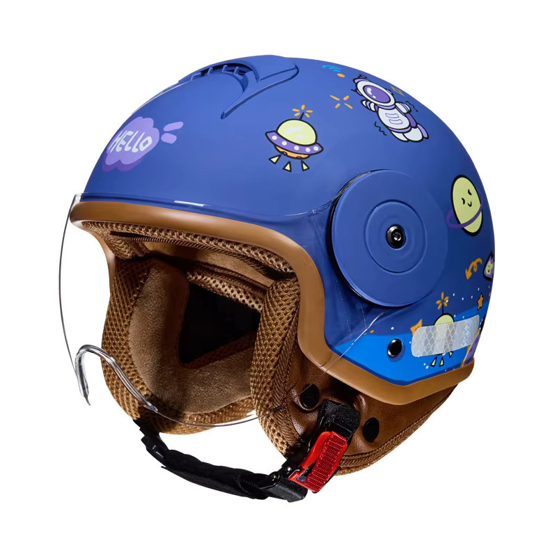Byb Baby Helm, Cartoon, Elektro Fahrzeug Helm, Motorrad Helm - Bild 5