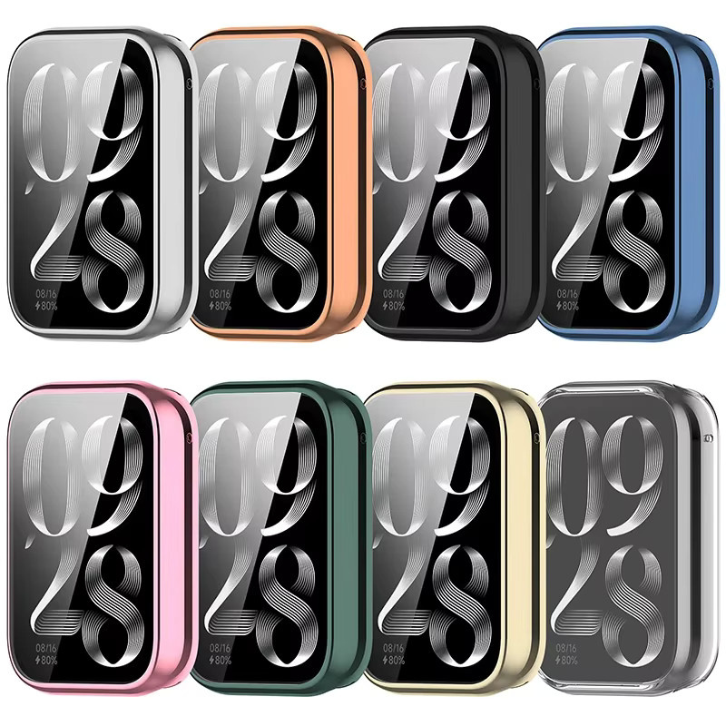 CAOWTAN TPU-Schutzhülle für Xiaomi Mi Band 8 Pro und Mi Band 9 Pro mit Displayschutzfolie in Transparent oder Multicolour - Bild 3