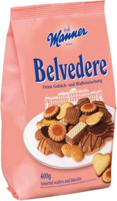 Manner Belvedere Gebäck- und Waffelmischung 400 g - Bild 1