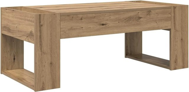 vidaXL Couchtisch Artisan-Eiche in Braun aus Holzwerkstoff, B/T/H: 110 x 50 x 41 cm - Bild 1