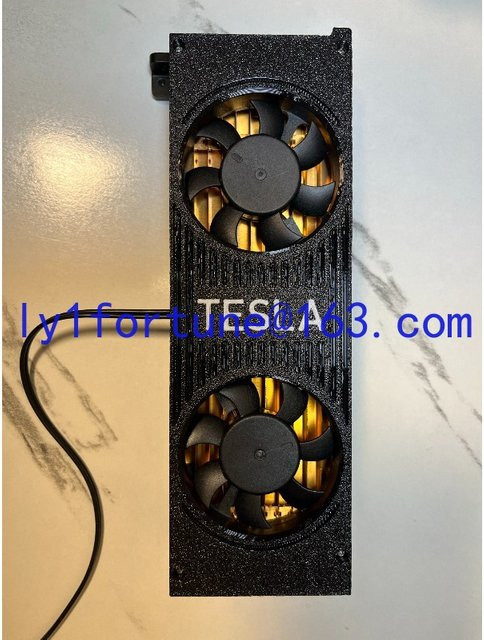 XMSJ Kühlung für Tesla P4 Grafikkarten in Schwarz - Bild 1