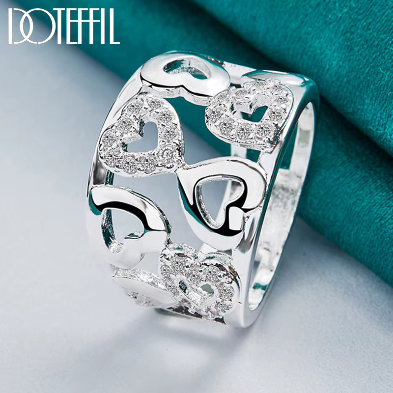 DOTEFFIL Ring, Kristall, Silber, Damen - Bild 5