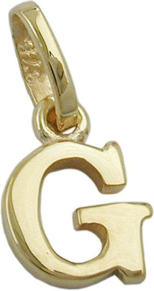 Paolo Renzo Buchstabenanhänger, 375 Gelbgold, 8x6,5mm, Unisex - Bild 1