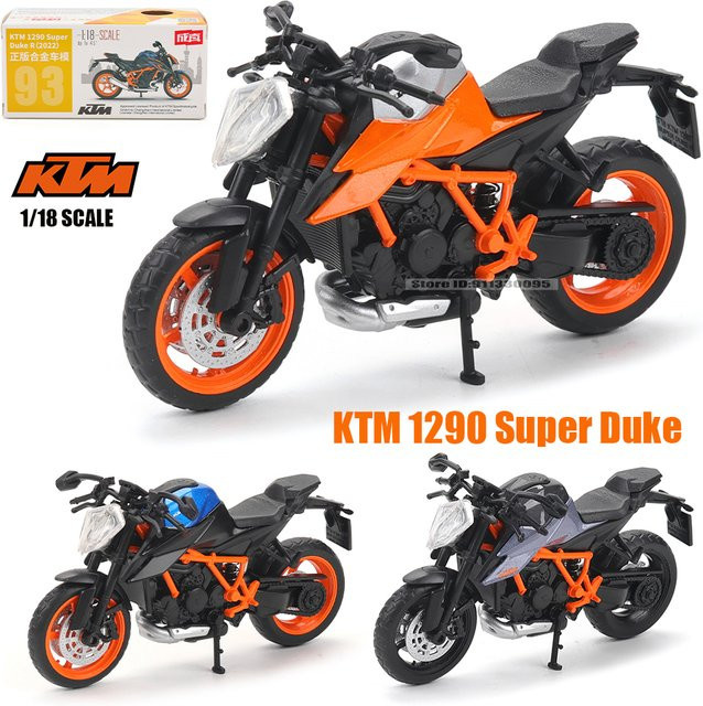 MSZ CCA KTM 1290 Super Duke Motorradmodell, 1:18, Metall - Bild 1