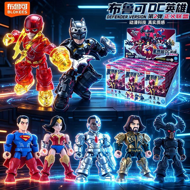 Blokees Justice League DC Batman Superman Defender Version Vol.2 Sammlermodelle - Bild 1