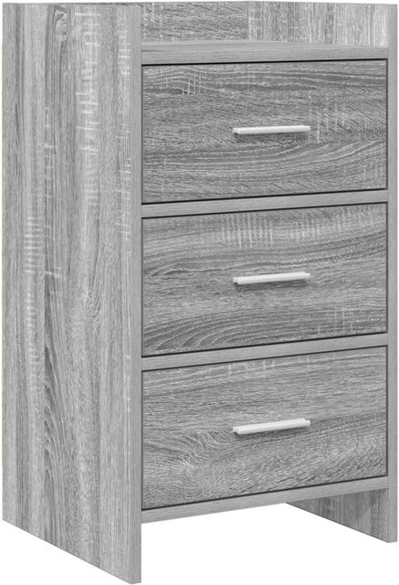 vidaXL Nachttisch Grau Sonoma aus Holzwerkstoff, B/T/H: 40 x 36 x 70 cm - Bild 1