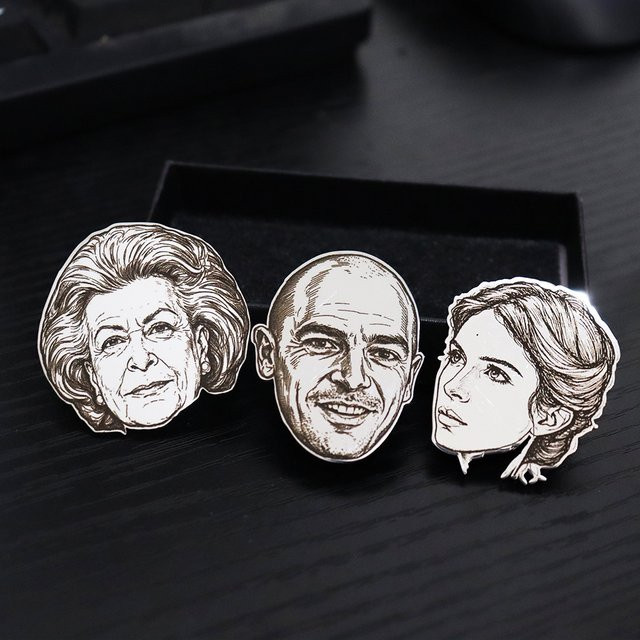 Enjoy steel Anstecknadel, Unisex - Bild 1