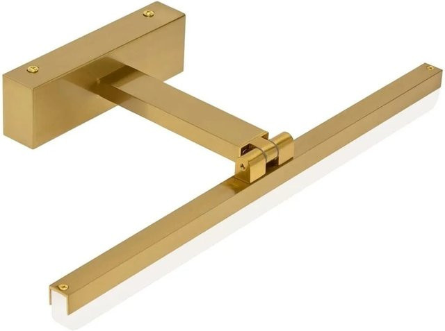 Swiss Aqua Technologies LED-Wandleuchte für das Badezimmer in Gold Gebürstet, Höhe: 40 cm - Bild 1