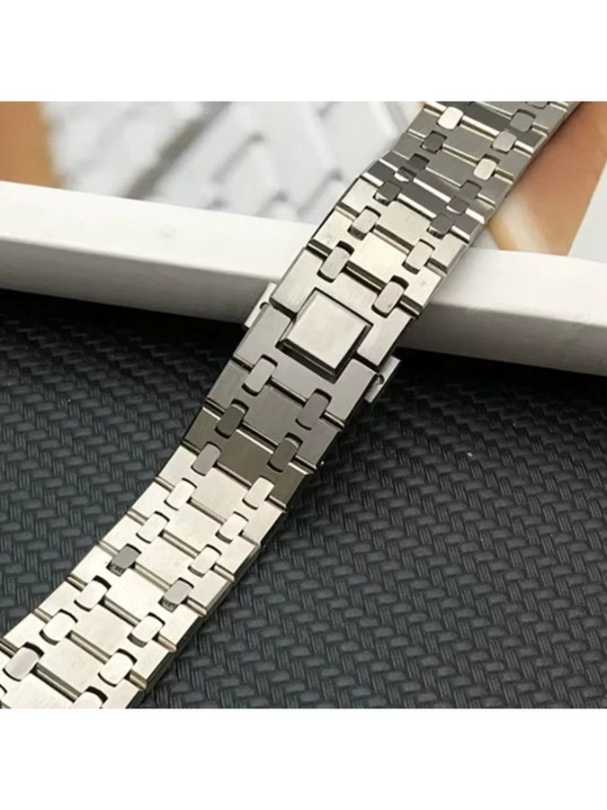 FancyWrist Uhrenarmband Edelstahl, Silber, Unisex - Bild 5
