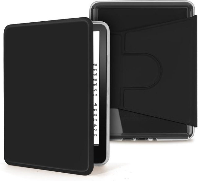 Schutzhülle mit Drehständer für Kindle Paperwhite 11. Generation 6 Zoll in Schwarz - Bild 1