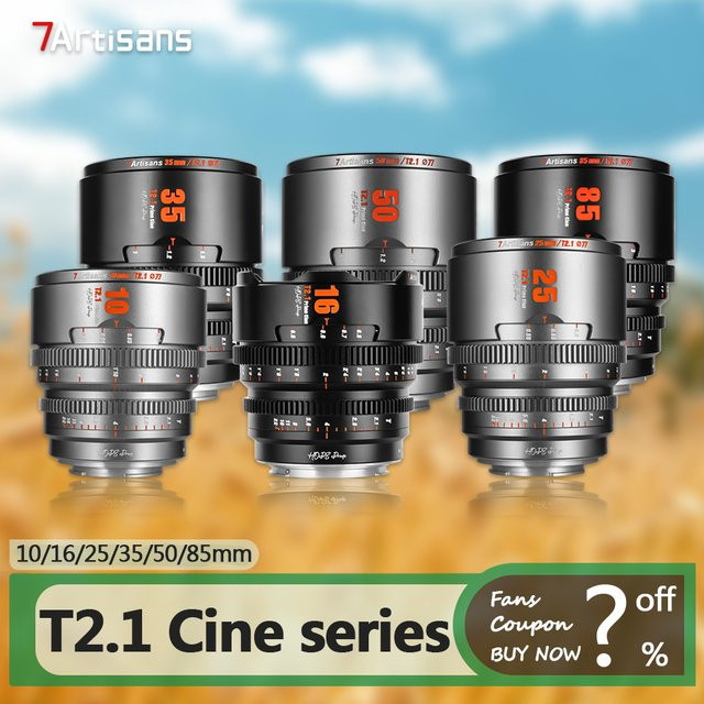 7artisans Hope Prime Cine-Objektiv S35 Rahmen T2.1 85mm Schwarz - Bild 1