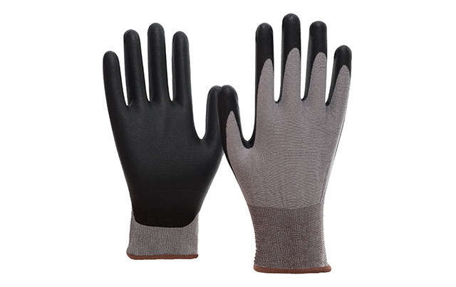 AS Arbeitsschutz GmbH Feinstrickhandschuh SKIN CLEAN 8720 grau mit PU-Beschichtung nach EN 388 - Bild 1