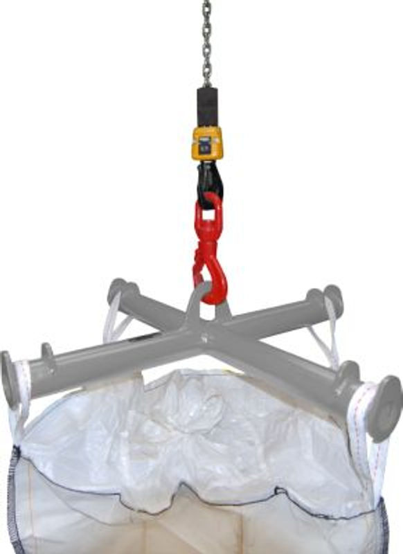 Bauer Südlohn Big-Bag-Traverse TBB für Kran aus Stahl, Mausgrau, B/T/H: 110 x 110 x 21,5 cm - Bild 2