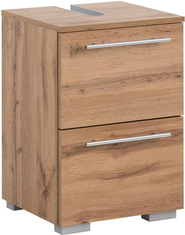 Schildmeyer Waschbeckenunterschrank Carlos in Eiche Landhaus Nachbildung, B/H/T: 40,0 x 59,1 x 35,0 cm - Bild 2