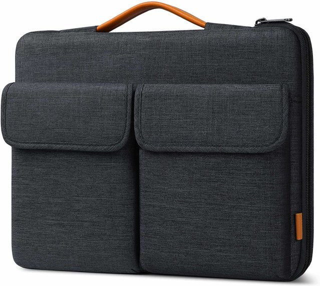 Inateck Laptoptasche LB02011-13 mit 360 Grad Rundumschutz für 13 Zoll MacBook Air und 14 Zoll MacBook Pro in Schwarz - Bild 1