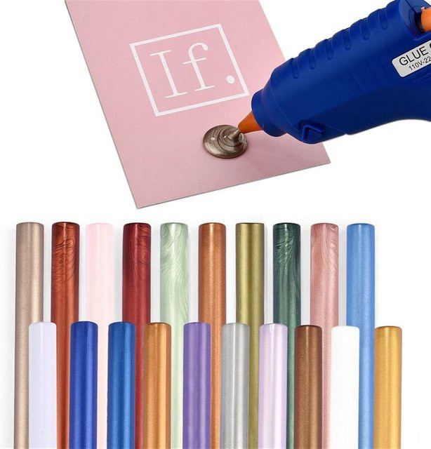 5 Stück DIY Siegelwachs Sticks in Multicolour für Briefmarken und Dekorationen - Bild 1