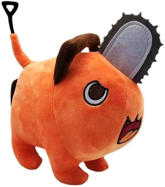 Pochita Kettensägen-Teufel, Chainsaw Man, Plüschtier, Orange, ab 14 Jahre - Bild 1