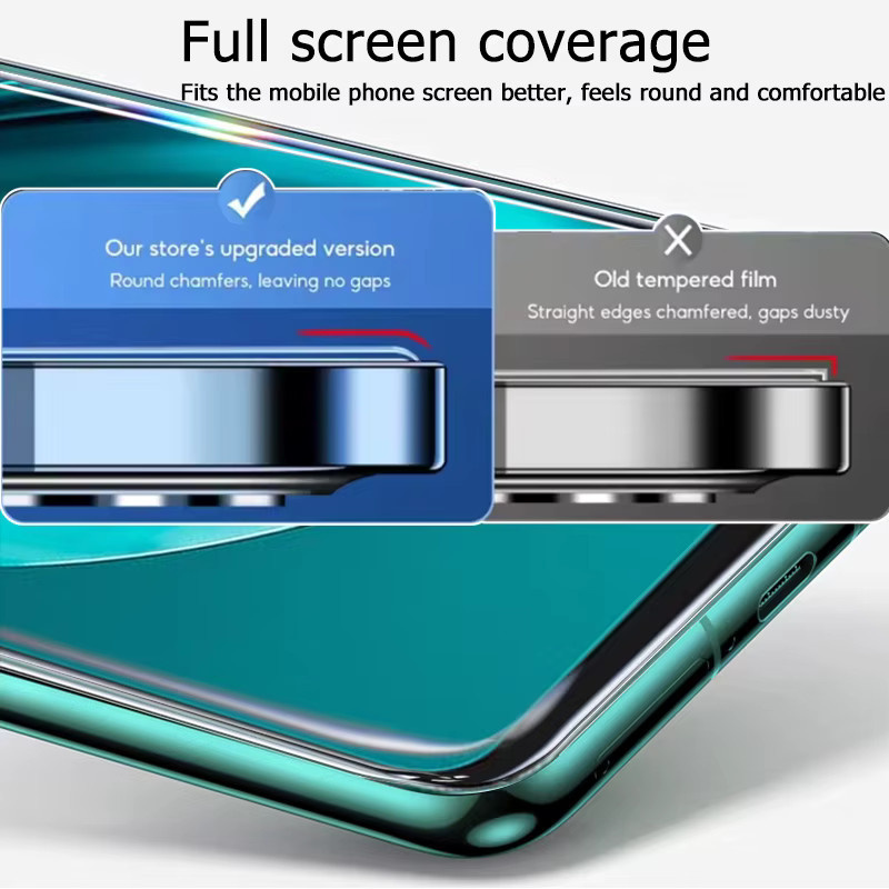 3er-Pack Huawei Nova 12i 12 I Displayschutz aus gehärtetem Glas, transparente Anti-Explosions-Folie mit Fingerabdruck-Entsperrungsschutz - Bild 5