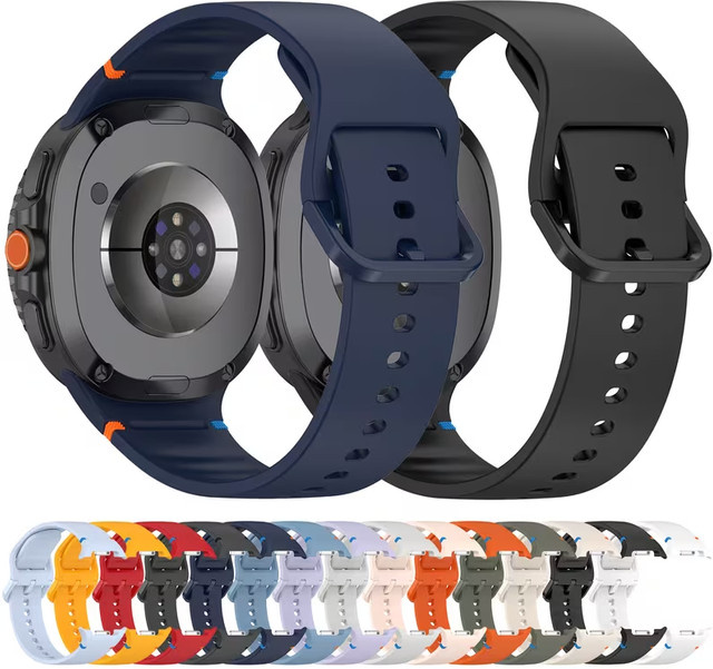 Smartwatch-Armband Silikon, Samsung Galaxy Watch 8, Unisex - Bild 1