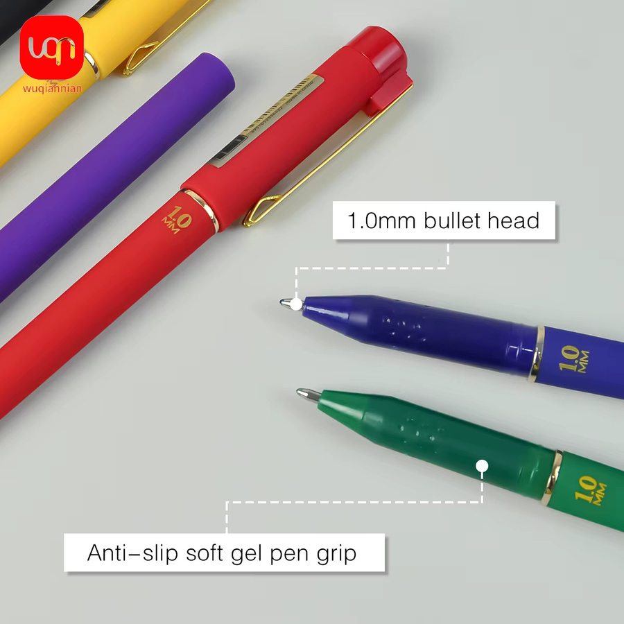 WQN Gelstifte Set mit 1,0 mm Spitze und mehrfarbiger Tinte für Schule und Büro, 4 oder 8 Stück - Bild 4