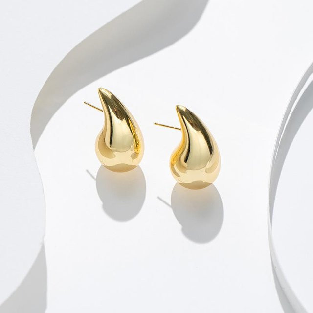 Yiran Jewelry Ohrstecker, goldfarben, Kupfer, Damen - Bild 1