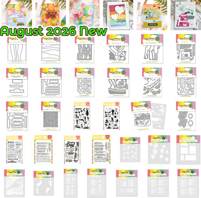 Metall Stanzformen Waffelblumen und Herzballons in Silber für DIY Scrapbook und Bastelarbeiten - Bild 1