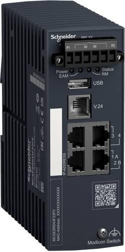 Schneider Electric MCSESR043F23F0 Managed Netzwerk Switch in Schwarz mit Ethernet/LAN - Bild 1