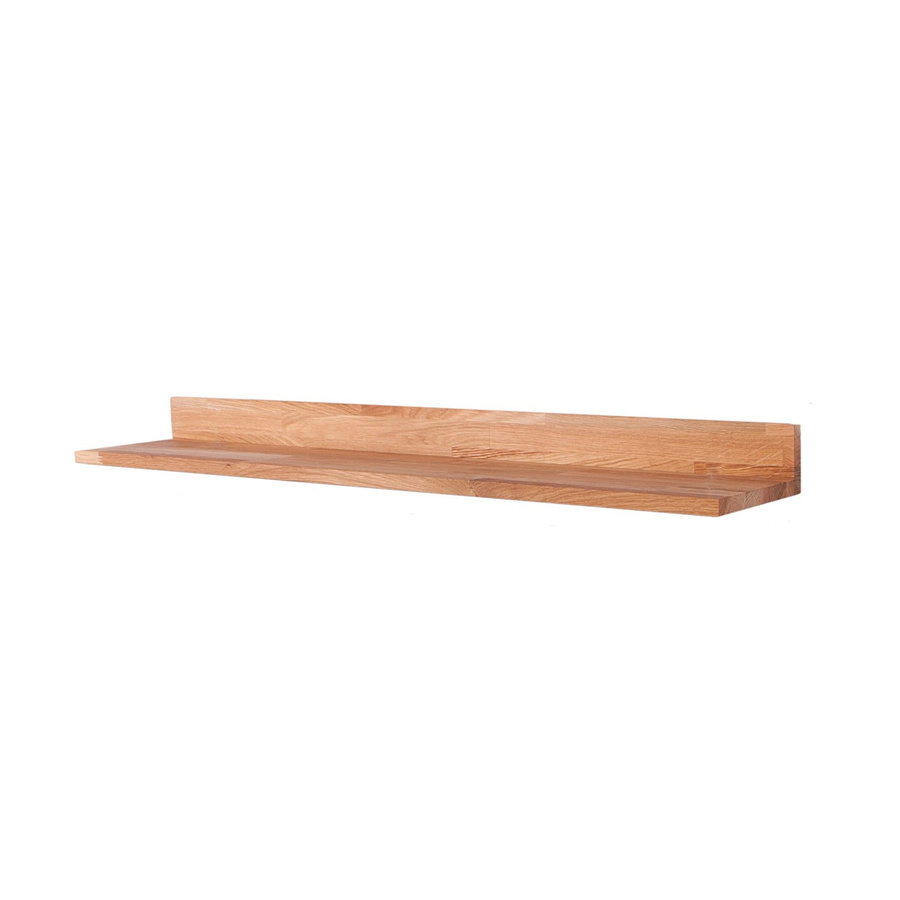 DELUKE Wandboard HEIDI Schweberegal aus geölter Eiche in Eichenbraun, B/H/T: 100 x 8 x 20 cm - Bild 2