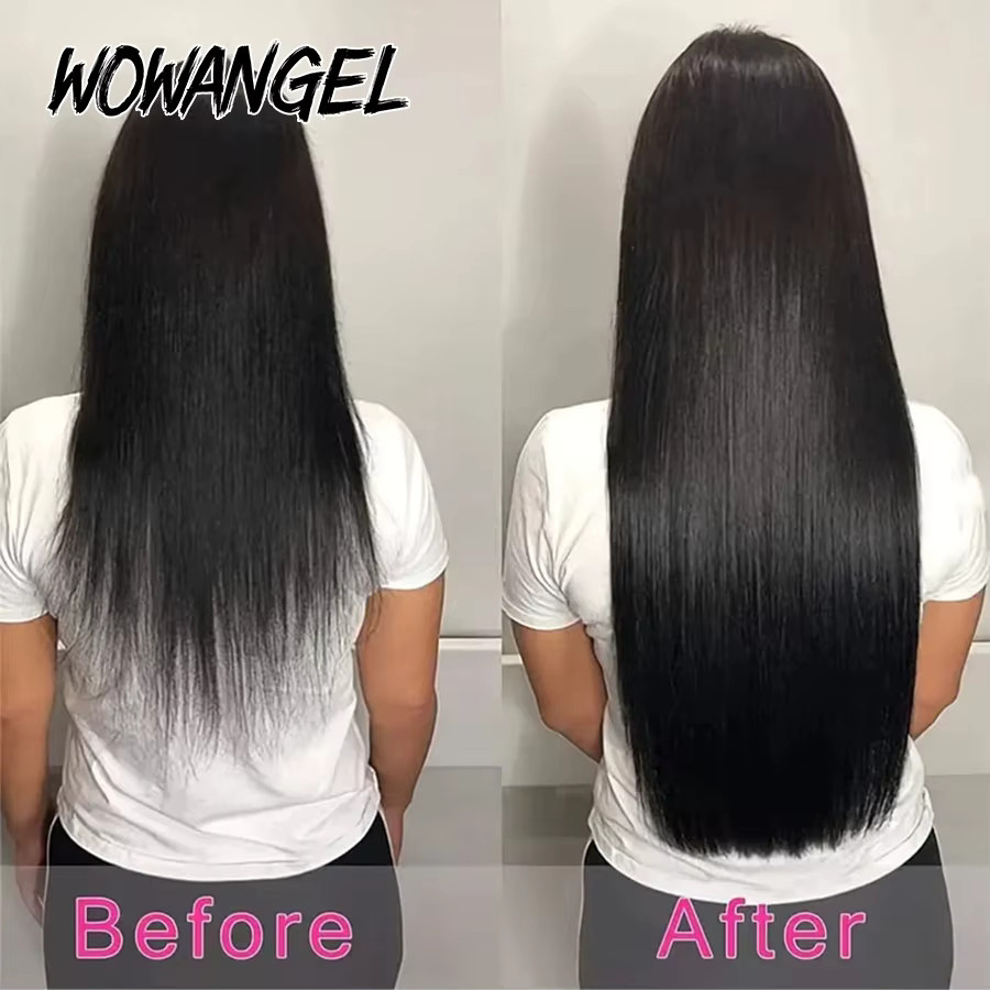 WOWANGEL Haar Extensions, 100% Unverarbeitetes Menschenhaar, Damen - Bild 6