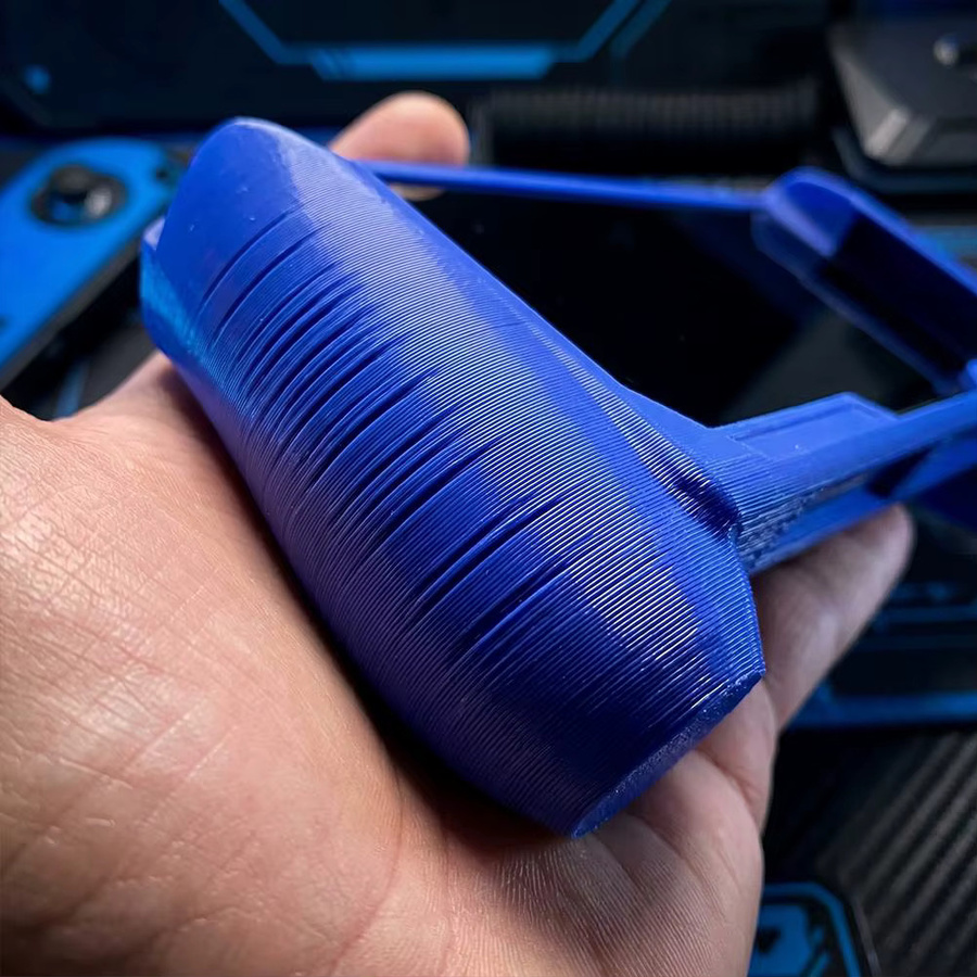 3D-gedruckter Griff für AYN THOR und Retroid Pocket Flip 2, Controller-Abdeckung und Ständer in Grau - Bild 6