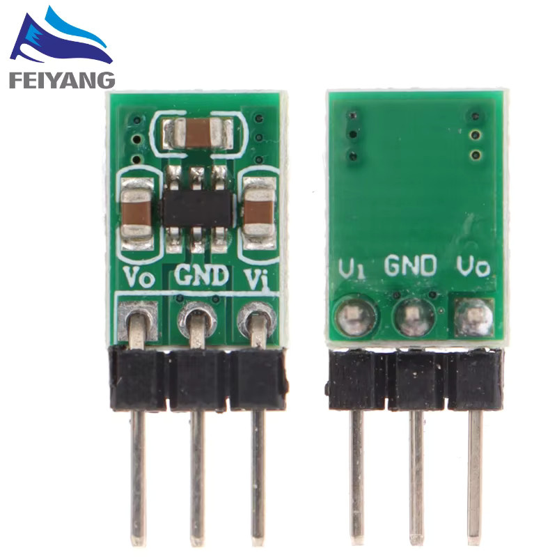 SAMIROB 2-in-1 DC/DC-Wandler Boost & Buck Konverter für 1,8 V bis 5 V auf 3,3 V in Grün - Bild 3