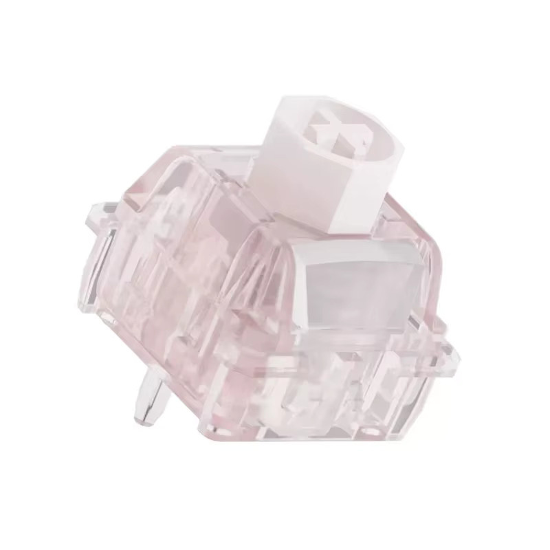 Wuque Studio Babao Pink Lotus Magnetschalter Surging Version Linear für magnetische Tastaturen, Pink, 35g, vorgeschmiert - Bild 3