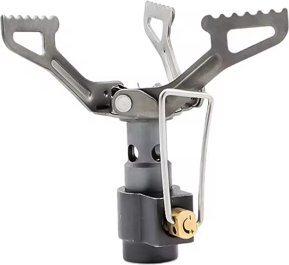 BRS-3000T Ultraleichter Mini Camping-Gaskocher aus Titan in Silber - Bild 1