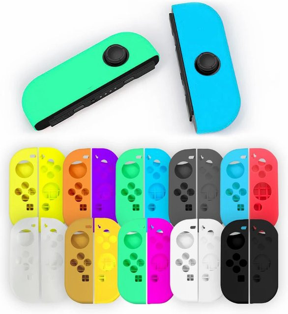 Mehrfarbige Silikon-Schutzhüllen für deine Nintendo Switch Joy Con - Bild 1