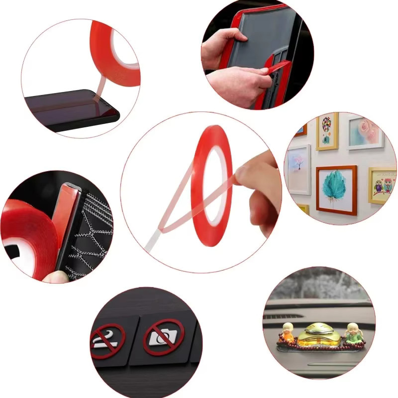 Doppelseitiges Acryl-Klebeband transparent für LED-Streifen und Auto-Fixierung, Breite: 5 mm, 10 mm oder 20 mm, Länge: 3 bis 10 Meter - Bild 4