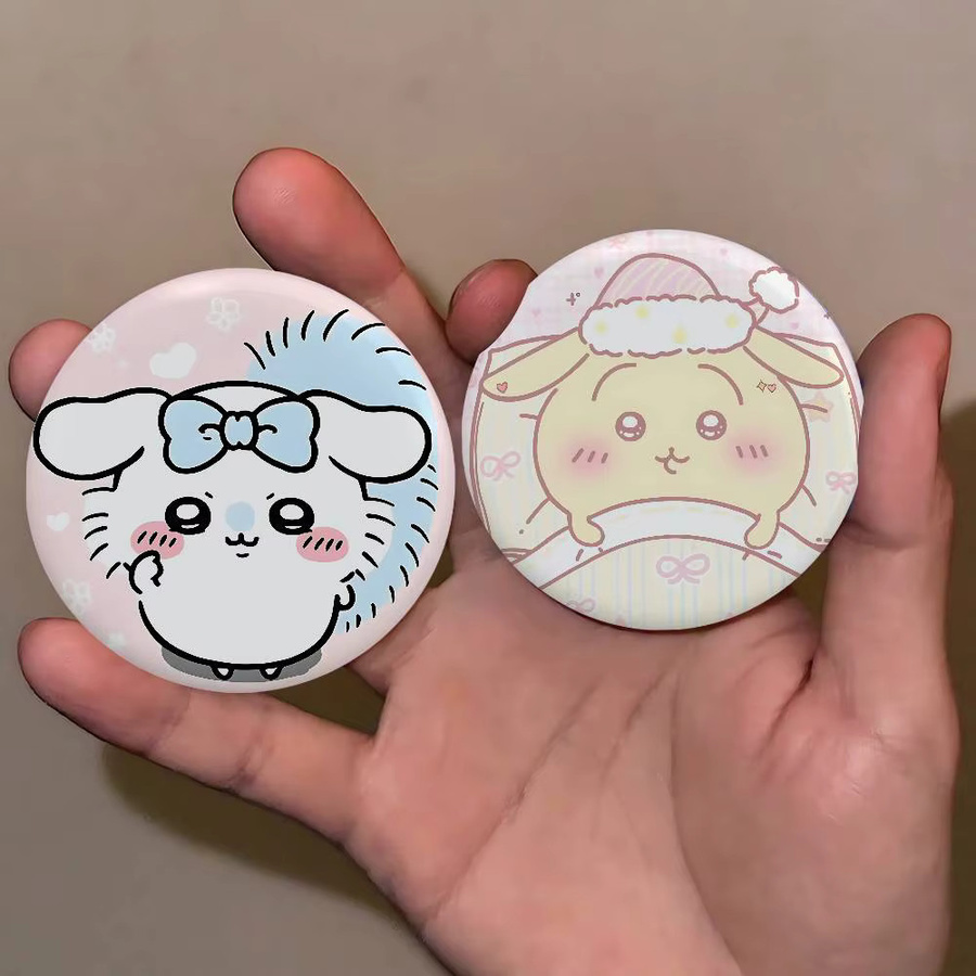 Bilibili Brosche, Runde Lapel Pins, Weißblech, Unisex - Bild 3