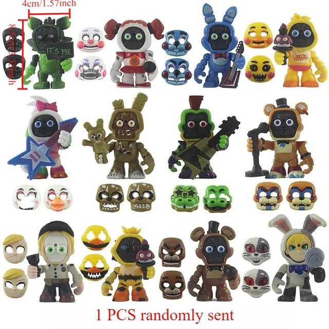 Yiran toy FNAF Actionfigur mit wechselnden Masken, 1 Stück - Bild 1