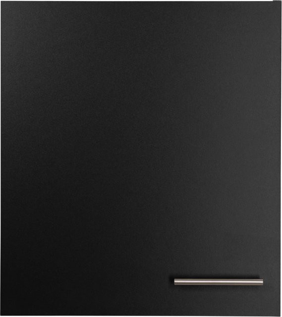 Respekta Küchen-Oberschrank Merle Schwarz mit Soft-Close-Türen, B/H/T: 50 x 56,1 x 34,6 cm - Bild 1