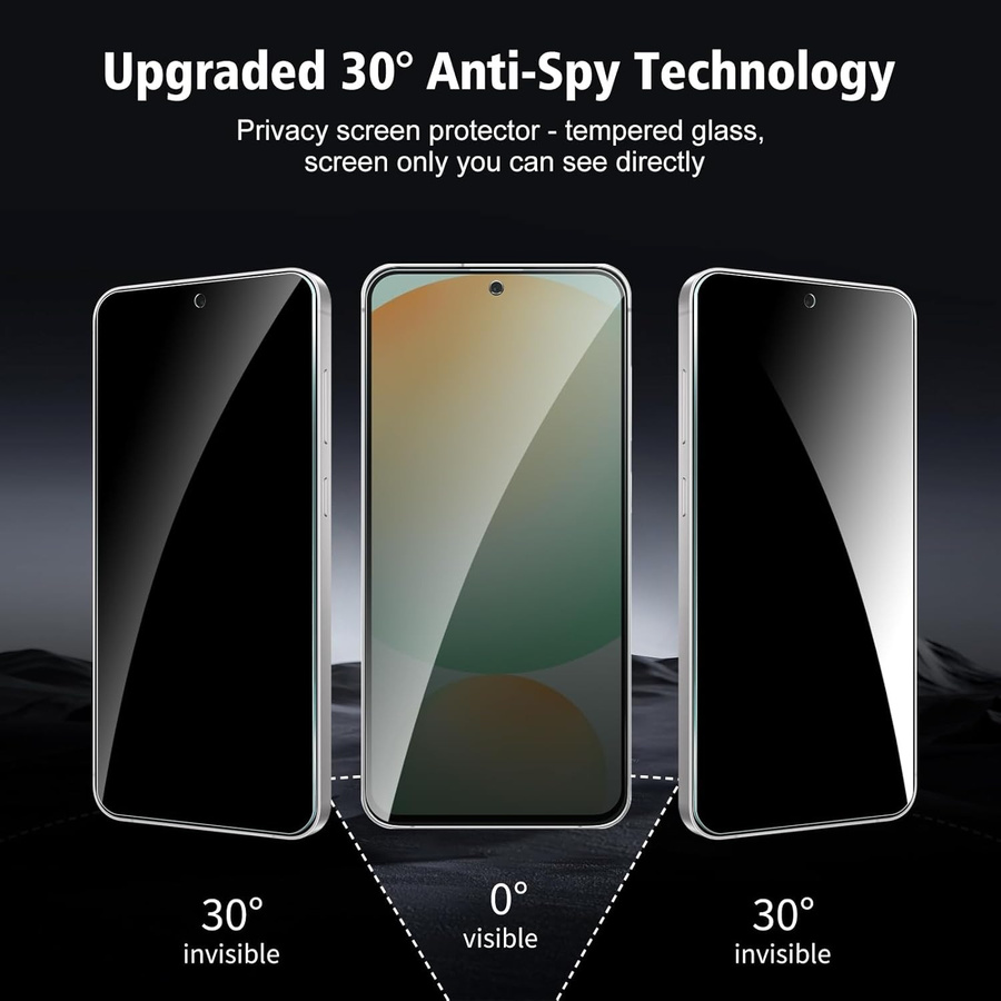 5 Stück Sichtschutz Panzerglas für Samsung Galaxy A17 A16 A26 A56 A36 A54 A55 A34 A25 A14 A15 A52S A53 S20 S21 S23 S24 S25 FE Galaxy M33 5G in Schwarz - Bild 4