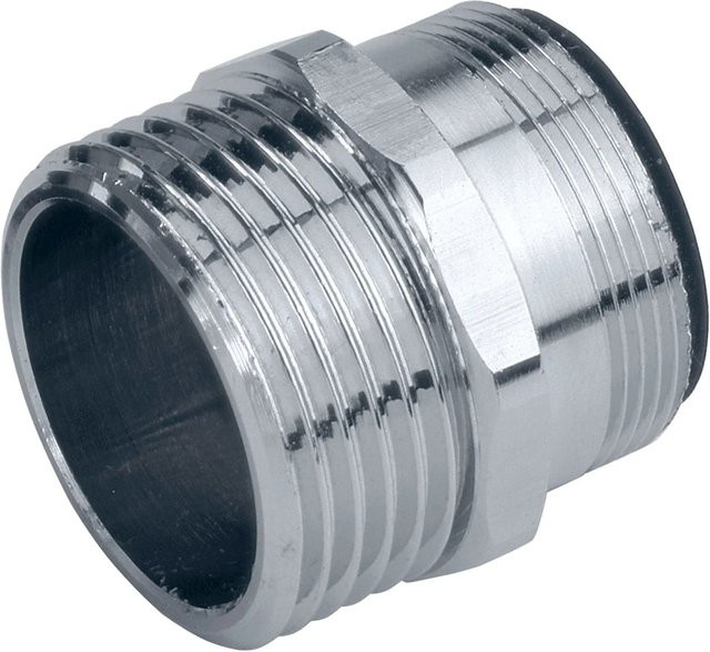 Gardena Perlstrahl-Gewindeadapter aus Stahl in Silber - Bild 1